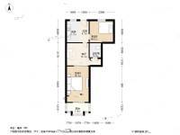 石榴园南里2室1厅1卫71㎡户型图