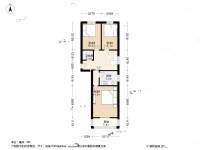 石榴园南里3室1厅1卫75㎡户型图