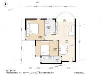 益丰苑2室1厅1卫92㎡户型图