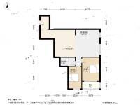 汇福轩2室1厅1卫118.3㎡户型图