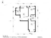 广安康馨家园2室1厅1卫77㎡户型图