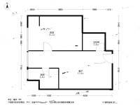 10AM新坐标1室1厅1卫50.9㎡户型图