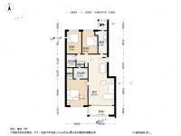 紫芳园六区3室1厅2卫150㎡户型图