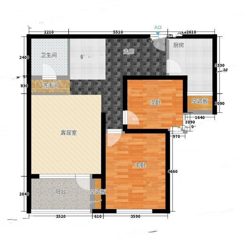 八里庄北里2室0厅0卫114㎡户型图