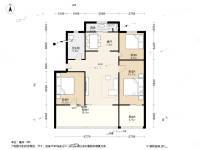 疃里新村3室2厅1卫104.8㎡户型图