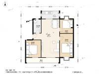 疃里新村3室1厅1卫104.7㎡户型图