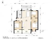 疃里新村3室1厅1卫104.2㎡户型图