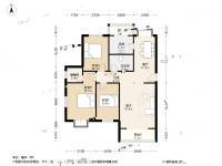 大自然新城3室2厅2卫120㎡户型图