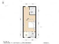 风格与林苑1室0厅1卫56.5㎡户型图