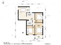 邮科社区3室1厅1卫98.8㎡户型图