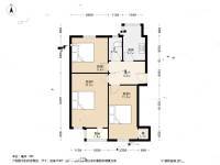 邮科社区3室1厅1卫63.2㎡户型图