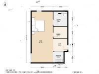 数码大厦1室0厅1卫81.6㎡户型图