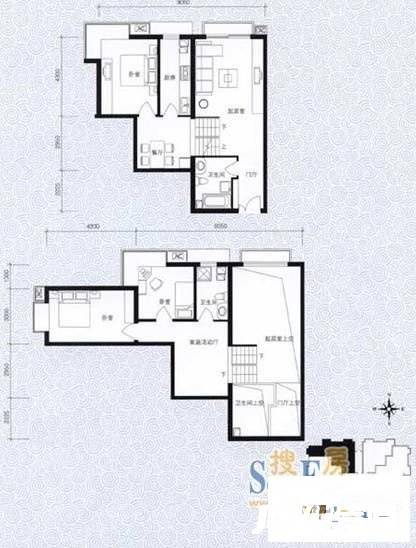 樟木头住宅6室3厅3卫780㎡户型图