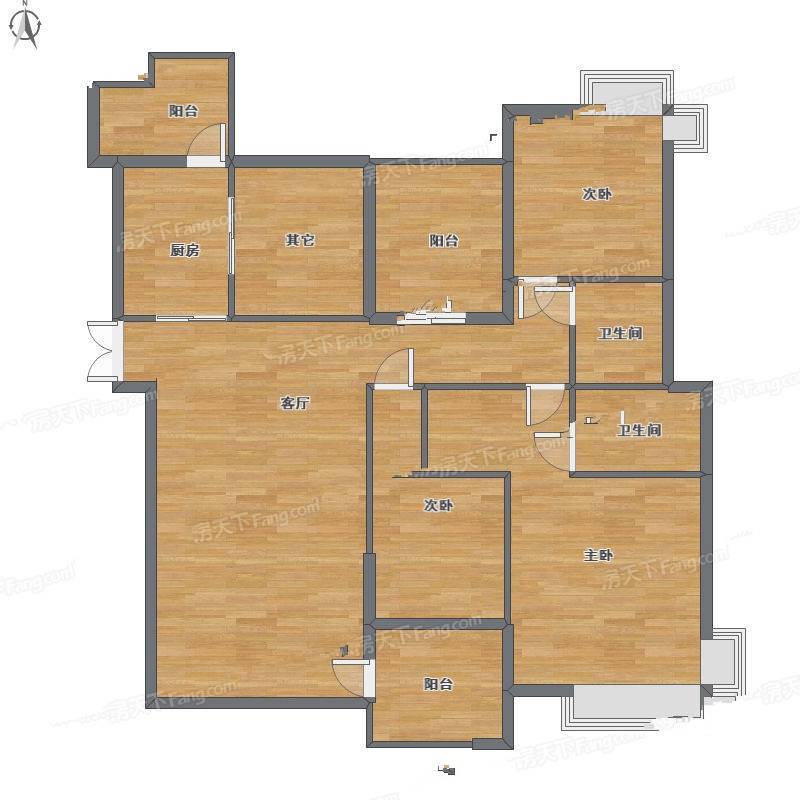 丽水佳园3室1厅0卫3㎡户型图