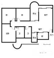 长安钻利花园5室2厅1卫415㎡户型图