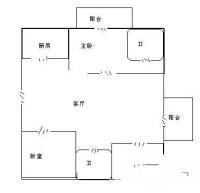 明珠广场（常平）3室1厅1卫98㎡户型图