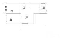 康乐大厦2室1厅1卫90㎡户型图