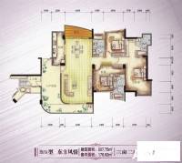 星河传说聚星岛A区3室2厅3卫210㎡户型图