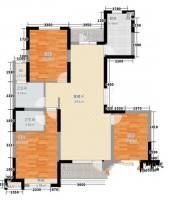 星河传说聚星岛B区3室2厅2卫127㎡户型图