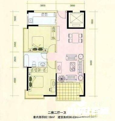 富康豪庭二期5室2厅3卫230㎡户型图