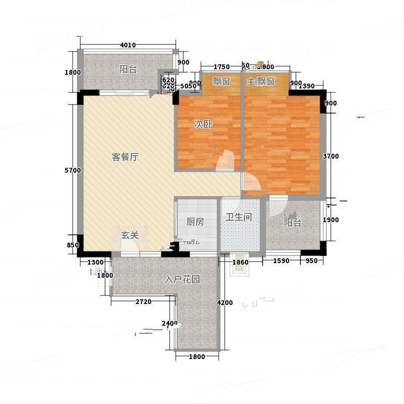 建安广场（塘厦）2室0厅0卫118㎡户型图