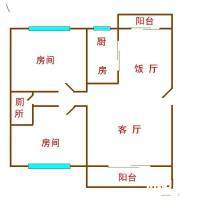 松山湖和堂2室2厅1卫180㎡户型图