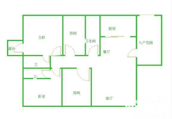 樟木头绿茵山庄6室2厅5卫470㎡户型图