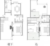 梧桐城邦一期4室2厅1卫138㎡户型图