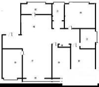 美岸栖庭三期4室2厅2卫152㎡户型图