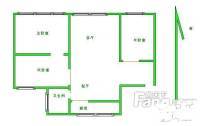 海江新村东区3室2厅1卫100㎡户型图