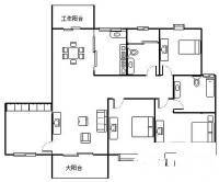 万兆家园叠彩人家4室2厅2卫150㎡户型图