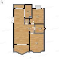 东苑半岛花园公寓2室1厅0卫94㎡户型图