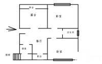 沁春名邸2室2厅1卫88㎡户型图