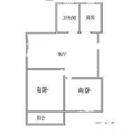 新华小区(老闵行)2室1厅1卫56㎡户型图