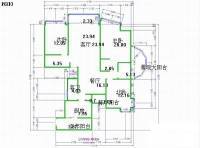 新湖明珠城3室2厅2卫115㎡户型图