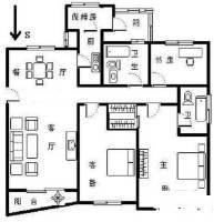 新湖明珠城4室2厅2卫167㎡户型图