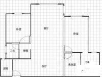 上海知音3室2厅2卫136㎡户型图