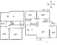 上海知音2室2厅1卫108㎡户型图