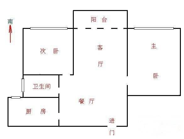 上海知音2室2厅2卫108㎡户型图