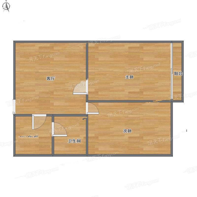 真光新村第五小区2室1厅0卫75㎡户型图