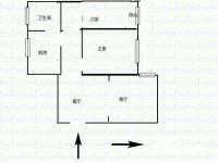 桃浦五村2室2厅1卫83㎡户型图