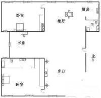 静安幸福公寓3室2厅2卫153㎡户型图