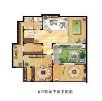 绿地梧桐院别墅1室1厅1卫220㎡户型图