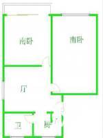 杨家桥小区(普陀)2室2厅1卫79㎡户型图