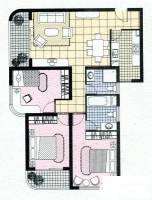 新家坡美树馆3室2厅2卫145㎡户型图