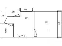 锦绿新城二期1室1厅1卫67㎡户型图