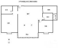 锦绿新城二期2室2厅1卫105㎡户型图