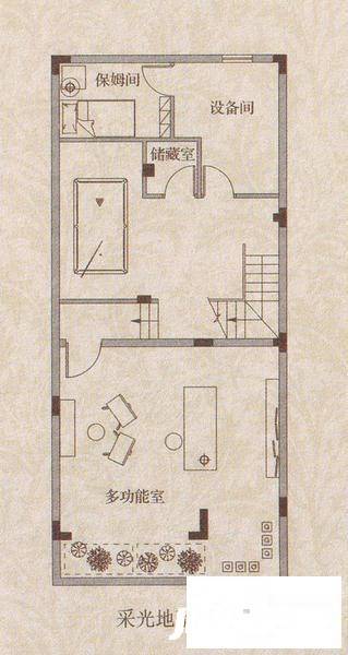 红墅1858公寓4室2厅4卫221.6㎡户型图