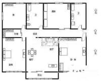 亨利公寓3室2厅2卫140㎡户型图