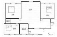 东方帕堤欧花园小城3室2厅1卫92㎡户型图